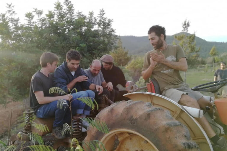 Lavoro con il trattore